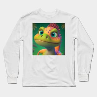 Baby Dinosaur Dino Bambino - Caleb Long Sleeve T-Shirt